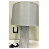 Dimond Lighting Outdoor Lamp - Textured Concrete Base & Frosted Glass Shade