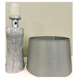 Dimond Lighting Outdoor Lamp - Textured Concrete Base & Frosted Glass Shade