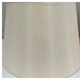 Lamp Shades - Cream Fabric - Pair