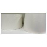 Pair of White Drum Lamp Shades