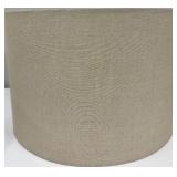 Beige Fabric Drum Lamp Shades - Set of 3