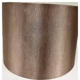 Lampshades - Brown Satin & White Pleated & Black Cylinder (Lot of 3)