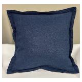 Two Accent Pillows - Navy Blue