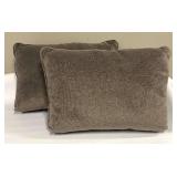 Two Lovely Neutral Accent Pillows