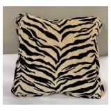 Zebra Print & Faux Fur Accent Pillows