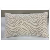 Zebra Print & Faux Fur Accent Pillows