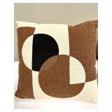 Bloomingville Cushions (Lot of 3) - 100% Cotton Geometric Throw Pillows