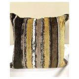 Decorative Striped Throw Pillows (Lot of 2)