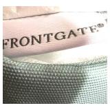 Frontgate Decorative Pillows - Tropical Floral Print & White Embossed Texture (Lot of 2)