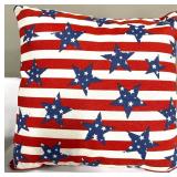 Patriotic Throw Pillows - Anchor & American Flag - Set of 3