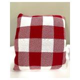 Red Buffalo Check Throw Pillows - Set of 3