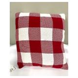 Red Buffalo Check Throw Pillows - Set of 3