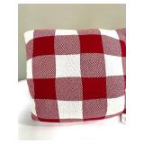 Red Buffalo Check Throw Pillows - Set of 3
