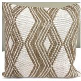 3 Decorator Pillows including Classic Concepts Geometric Throw Pillow 22 x 22 - Polyester Filling