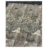 Creative Co-Op Rug - Distressed Floral Pattern
