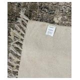 Creative Co-Op Rug - Distressed Floral Pattern