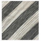 Striped Indoor Rug - Grey & Cream