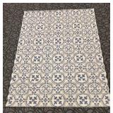 Capel Finesse Tower Capri Blue Area Rug Indoor/ Outdoor