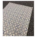 Capel Finesse Tower Capri Blue Area Rug Indoor/ Outdoor