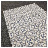 Capel Finesse Tower Capri Blue Area Rug Indoor/ Outdoor