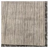 Area Rug - Neutral Gray Striped