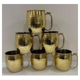 Hammered Brass Canisters & Moscow Mules Mugs
