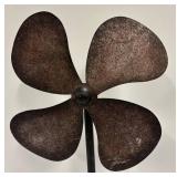 Metal Propeller Decor Pair & Blessed Sign
