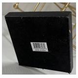 Gold-Tone Geometric Wire Cube Sculpture and Welcome Home Decor