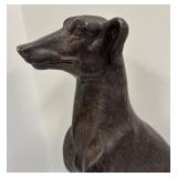 Globe on Stand with Armillary Rings, Creative Co-op Wooded Tray & Black Greyhound Statue