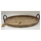 Globe on Stand with Armillary Rings, Creative Co-op Wooded Tray & Black Greyhound Statue