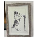 Dog Sketch Prints Trio & Let