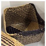 Trio of Woven Storage Baskets