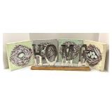 Creative Co-Op Egg Motif Nest Prints and Home Sign