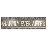 Creative Co-Op Happily Ever After Wooden Sign 50"