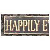 Creative Co-Op Happily Ever After Wooden Sign 50"