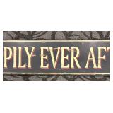 Creative Co-Op Happily Ever After Wooden Sign 50"