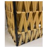 Pair of Woven Lantern Candle Holders