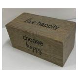 Wooden Round Tray, Beach Sign, Lighthouse Decor and Inspirational Block