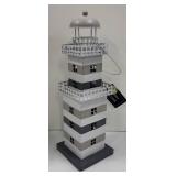 Wooden Round Tray, Beach Sign, Lighthouse Decor and Inspirational Block