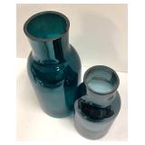 Hampton Forge Oceana Lime Aqua Fish Platter, Bottles, Eat Tin Tray and More