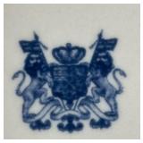 Vintage Johnson Brothers Willow Pattern Blue & White Dinnerware Set - Plates, Bowls & Cups