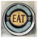 Eat Motif Metal Tray, Love Decor and Bottles