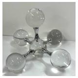 Glass Molecule Ball Sculpture Book, Bowl and More