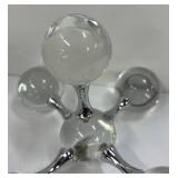Glass Molecule Ball Sculpture Book, Bowl and More