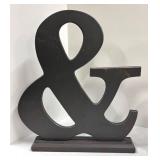 Ampersands Pair with Distressed Finish