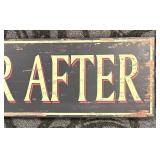 Creative Co-Op Happily Ever After Sign - Distressed. 50"
