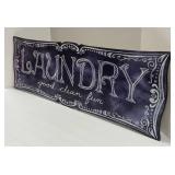 Design Direct Creative Group Laundry Sign 12 x 36 in - LAUNDRY Good Clean Fun Wall Decor