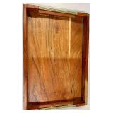 Gear Wheel Sculpture & Sign with Wooden Tray