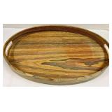 Happily Ever After Lives Here Sign,  Oval Gold Hammered Serving Trays with Handles plus a wood Tray