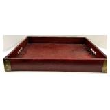 Through The Woods 5-Volume Leather-Bound Book Set with Marble A-Bookends & Wooden Tray